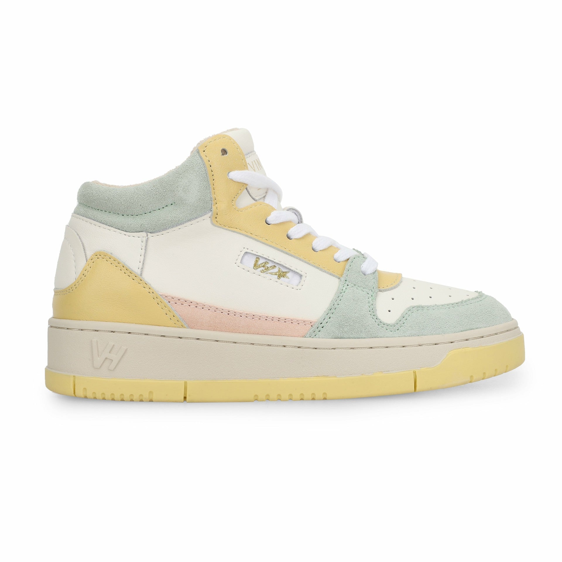 CELESTE 2 - WHITE PALE YELLOW MINT | Vintage Havana Shoes