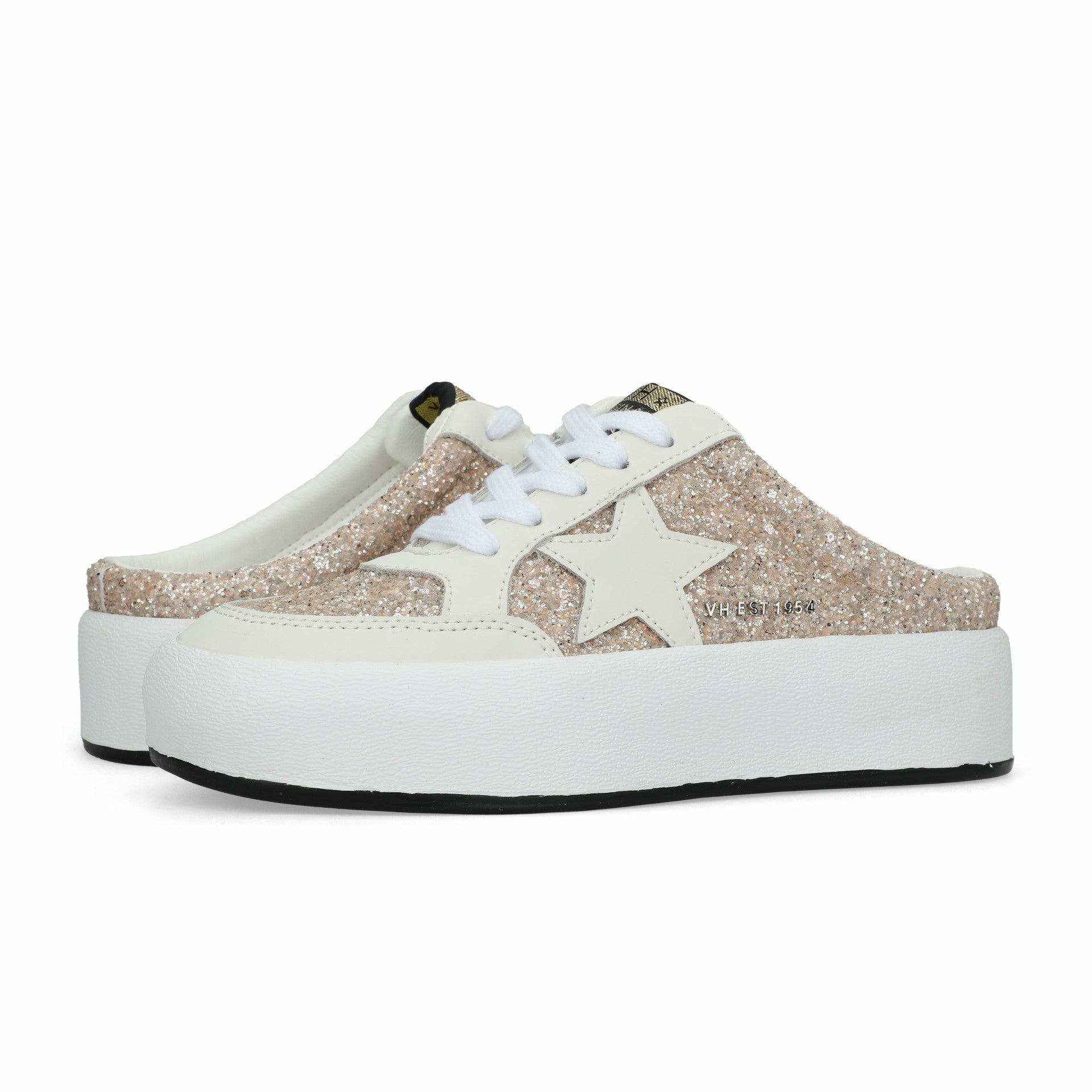 VAL - CLEAR GLITTER | Vintage Havana Shoes