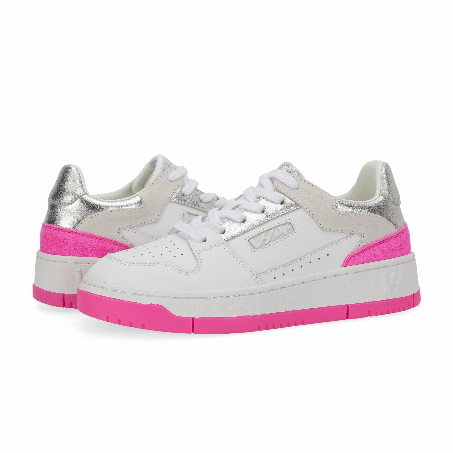 FINESSE - NEON PINK SILVER | Vintage Havana Shoes