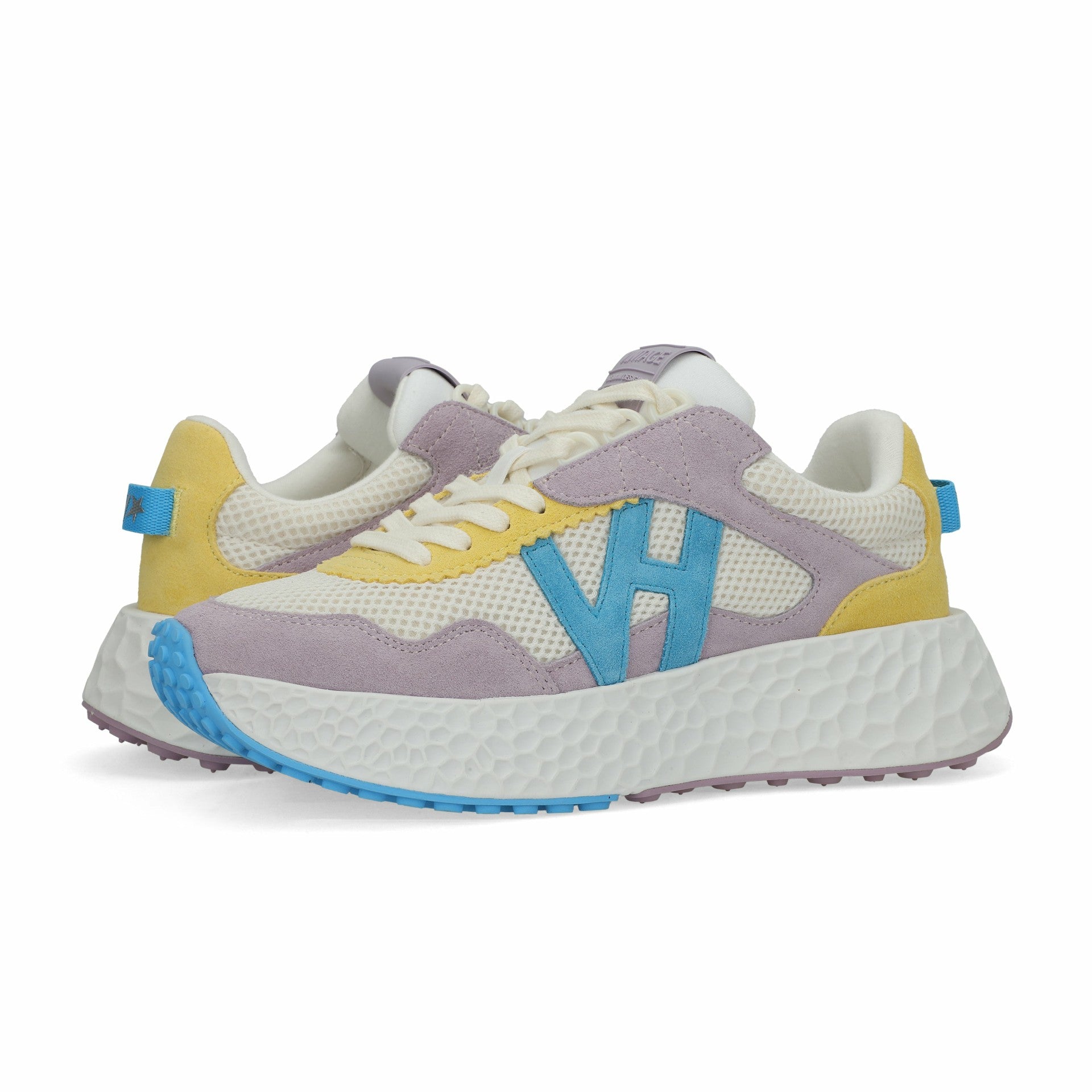 STARLING - PALE YELLOW BLUE PURPLE | Vintage Havana Shoes