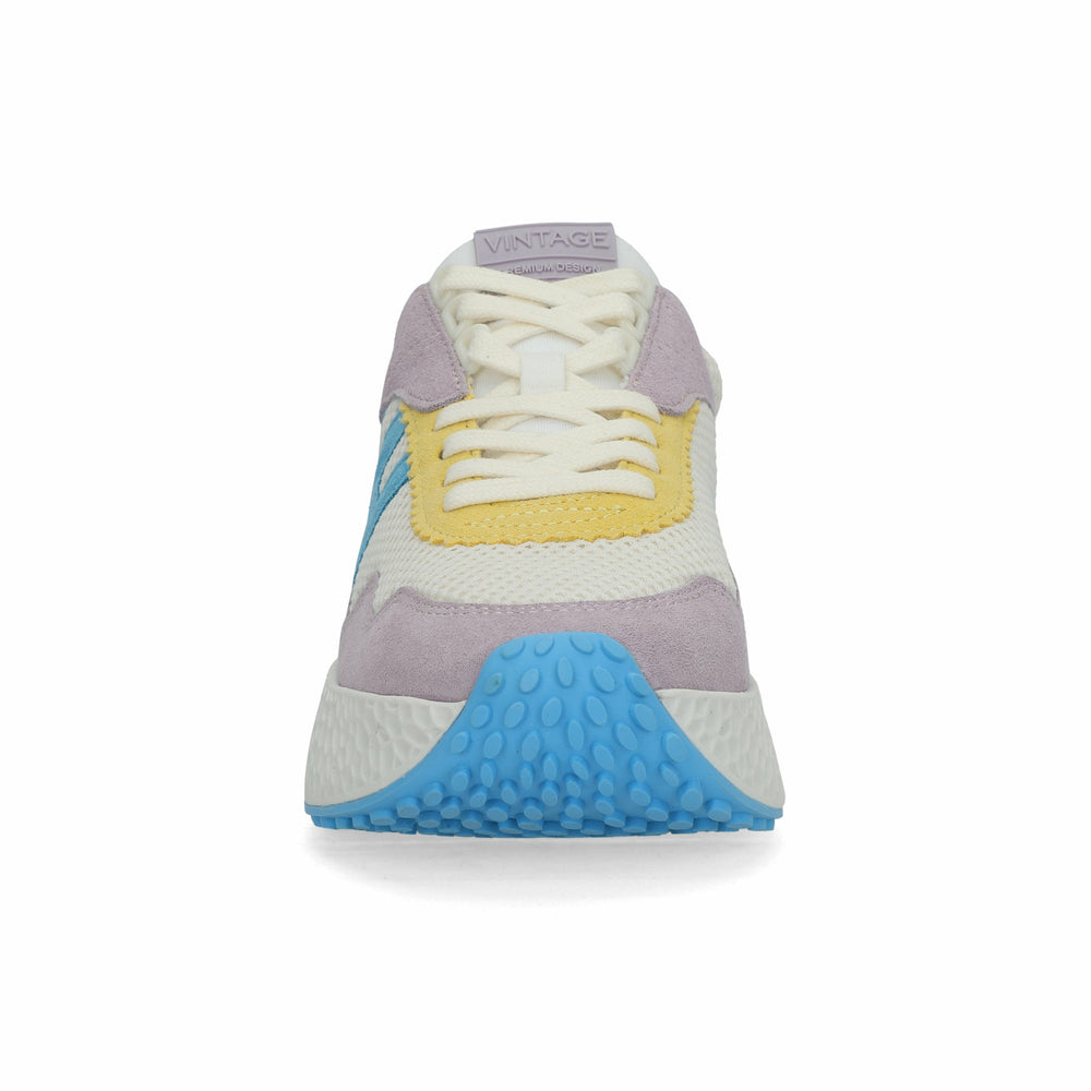 STARLING - PALE YELLOW BLUE PURPLE | Vintage Havana Shoes