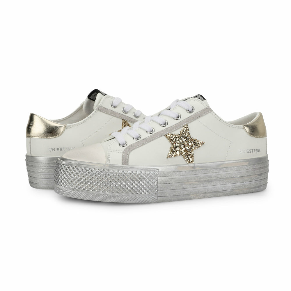 AMAZE - WHITE GOLD GLITTER | Vintage Havana Shoes