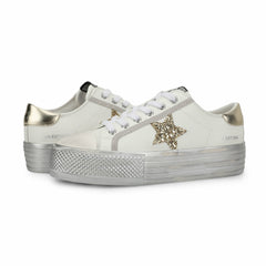 AMAZE - WHITE GOLD GLITTER | Vintage Havana Shoes