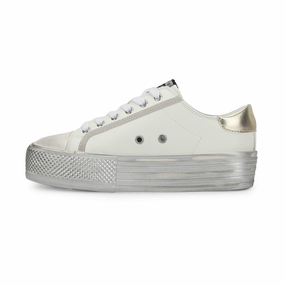 AMAZE - WHITE GOLD GLITTER | Vintage Havana Shoes