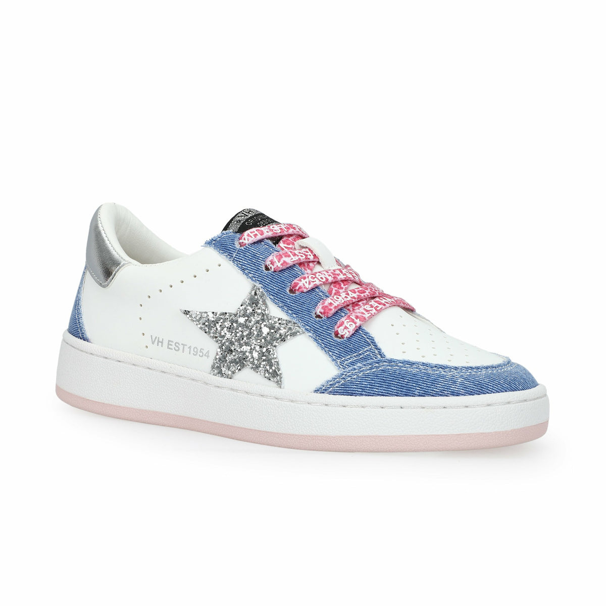 KIDS BETTY - WHITE DENIM MULTI | Vintage Havana Shoes