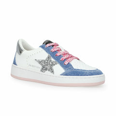 KIDS BETTY - WHITE DENIM MULTI | Vintage Havana Shoes