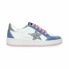 KIDS BETTY - WHITE DENIM MULTI | Vintage Havana Shoes