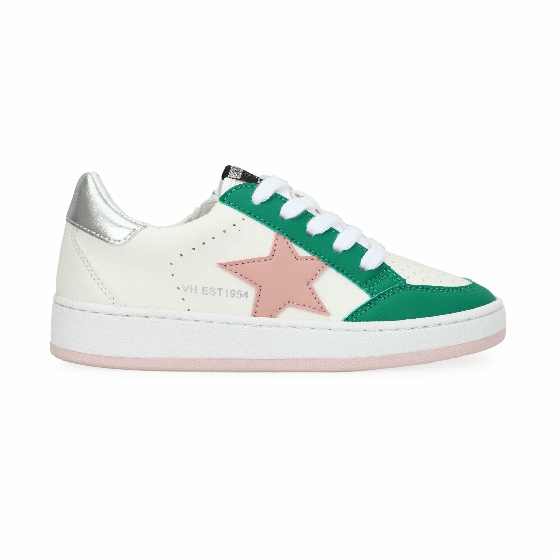 KIDS BETTY - WHITE GREEN PINK | Vintage Havana Shoes