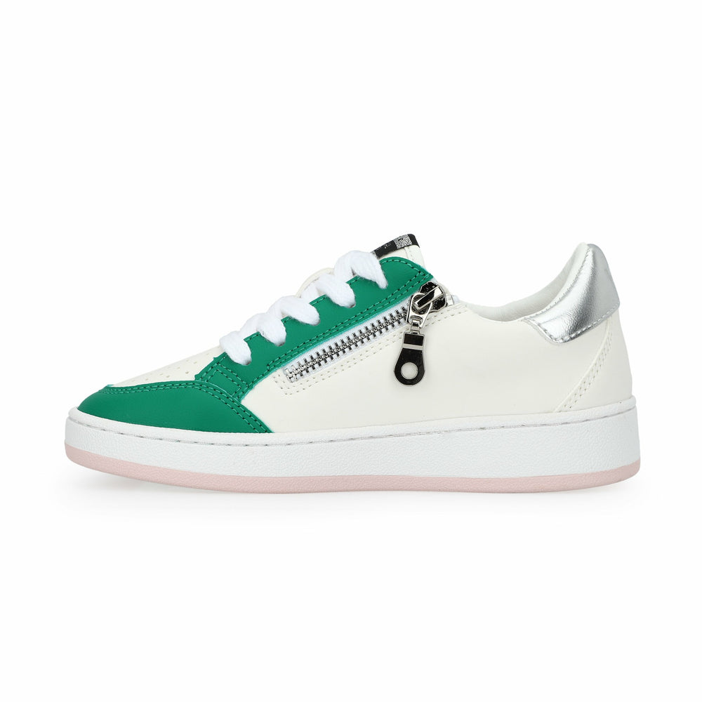 KIDS BETTY - WHITE GREEN PINK | Vintage Havana Shoes