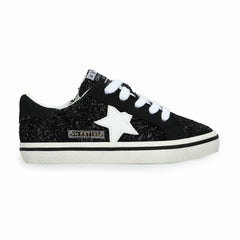 KIDS GAIL - BLACK GLITTER MULTI | Vintage Havana Shoes