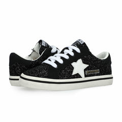KIDS GAIL - BLACK GLITTER MULTI | Vintage Havana Shoes