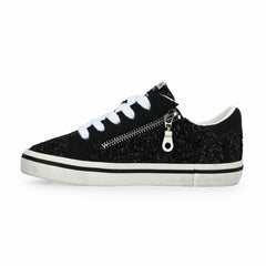 KIDS GAIL - BLACK GLITTER MULTI | Vintage Havana Shoes