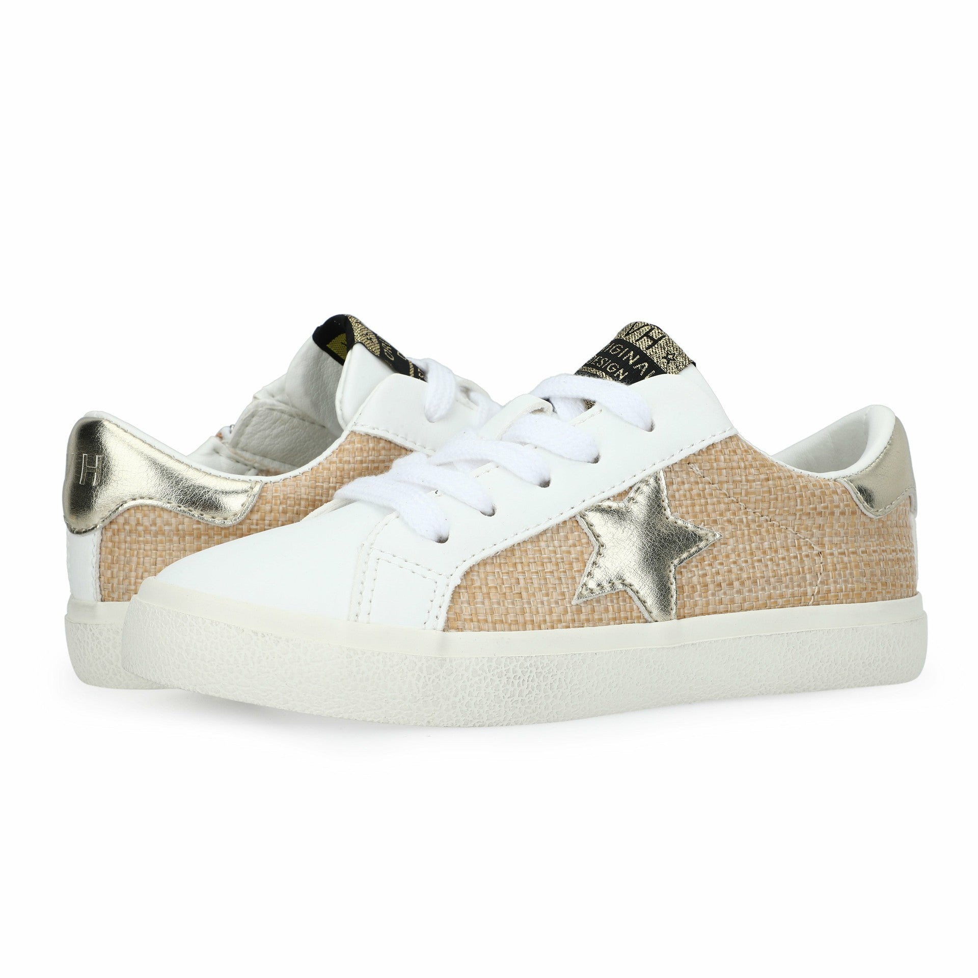 KIDS GAIL - WHITE BASKET WEAVE | Vintage Havana Shoes