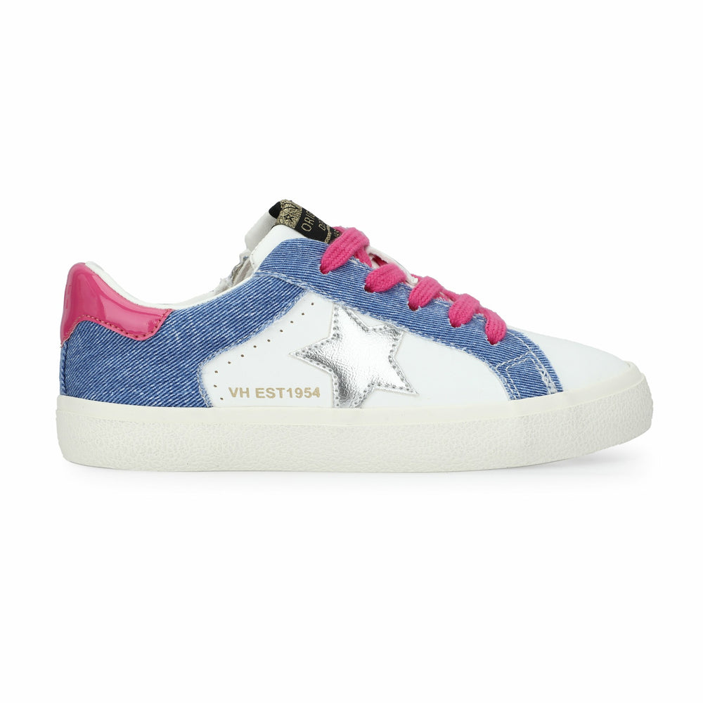 KIDS LULU - WHITE DENIM MULTI | Vintage Havana Shoes
