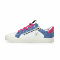 KIDS LULU - WHITE DENIM MULTI | Vintage Havana Shoes
