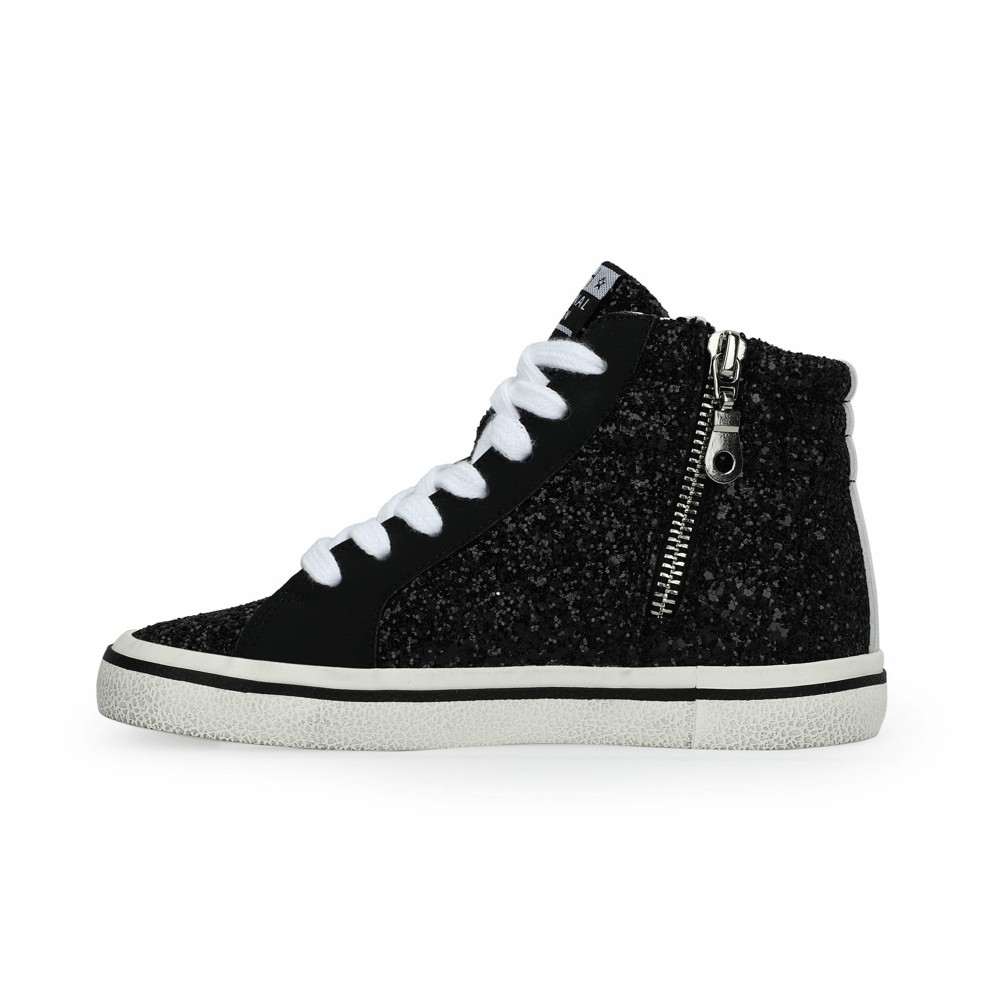 KIDS RITA - BLACK GLITTER MIX | Vintage Havana Shoes