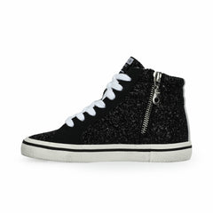 KIDS RITA - BLACK GLITTER MIX | Vintage Havana Shoes