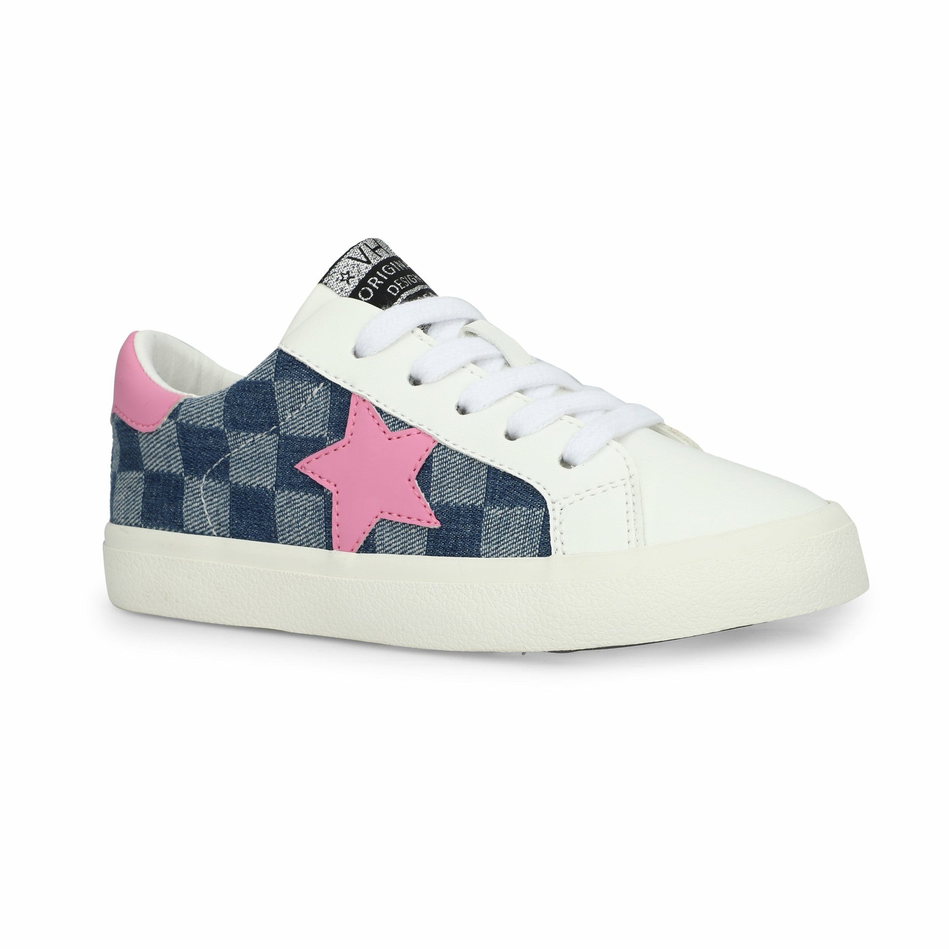 KIDS DIANNA - DENIM CHECKERED MULTI | Vintage Havana Shoes
