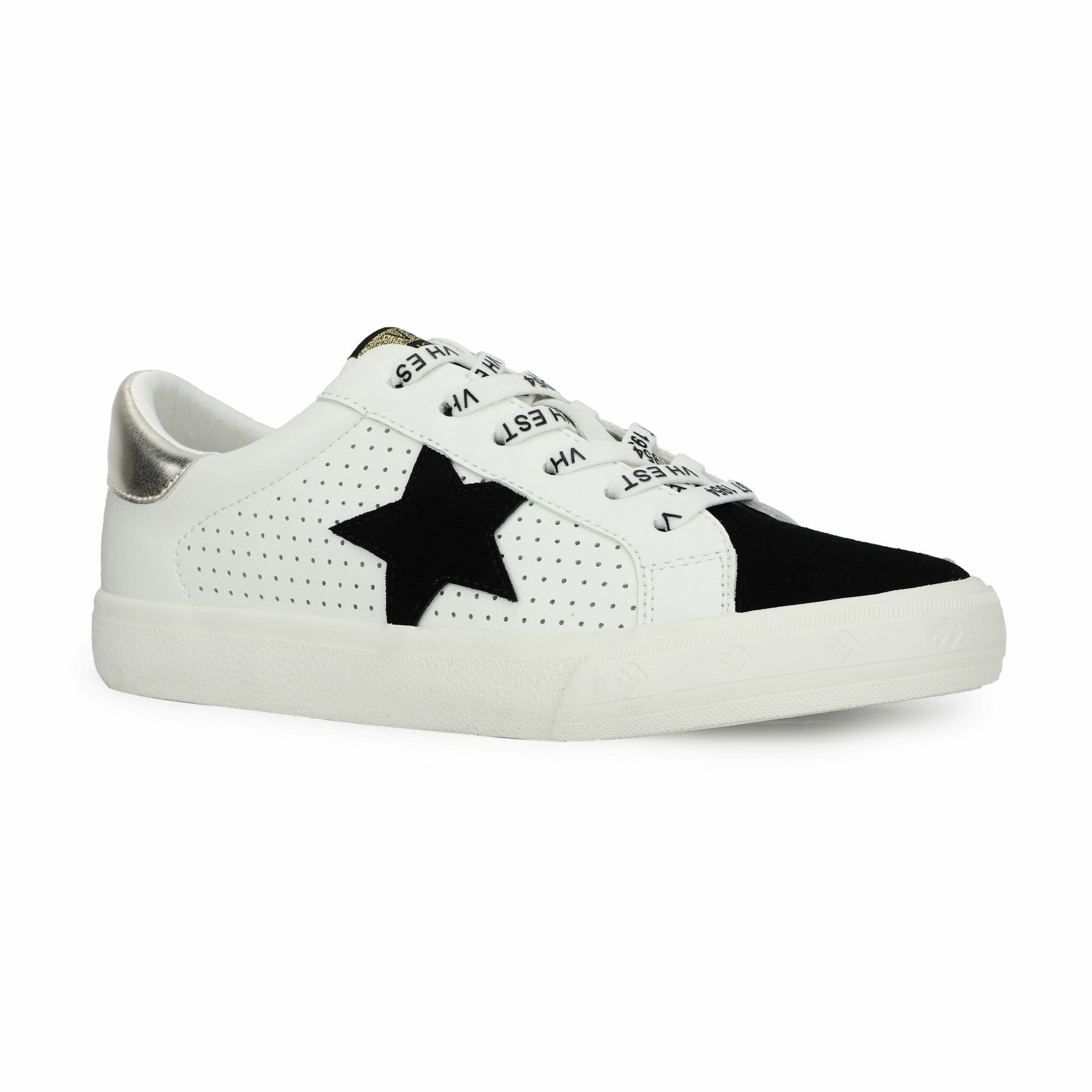 GRANDE - WHITE BLACK GOLD POP | Vintage Havana Shoes