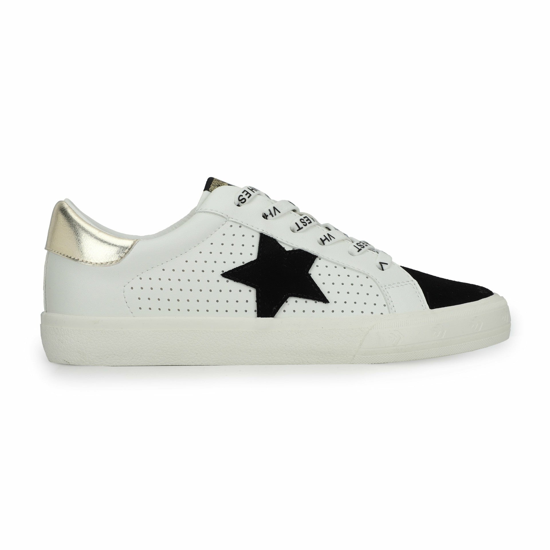 GRANDE - WHITE BLACK GOLD POP | Vintage Havana Shoes