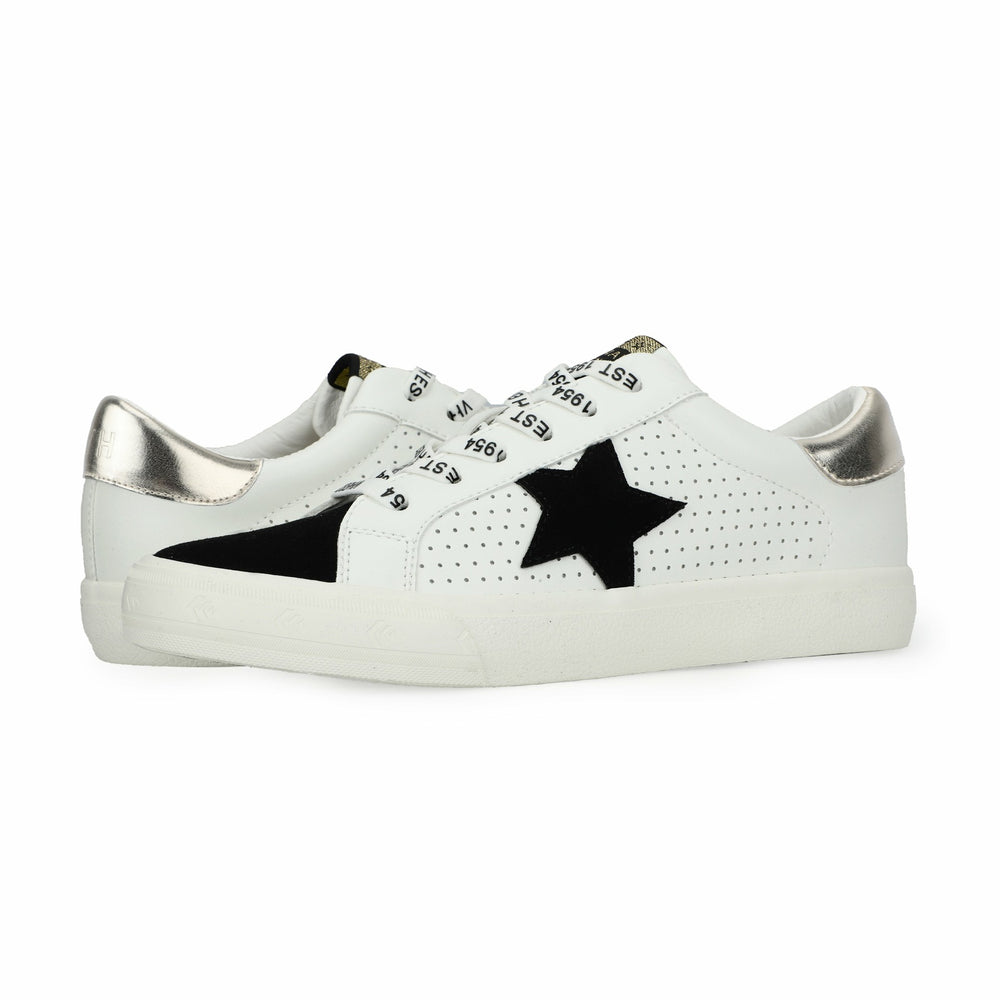 GRANDE - WHITE BLACK GOLD POP | Vintage Havana Shoes