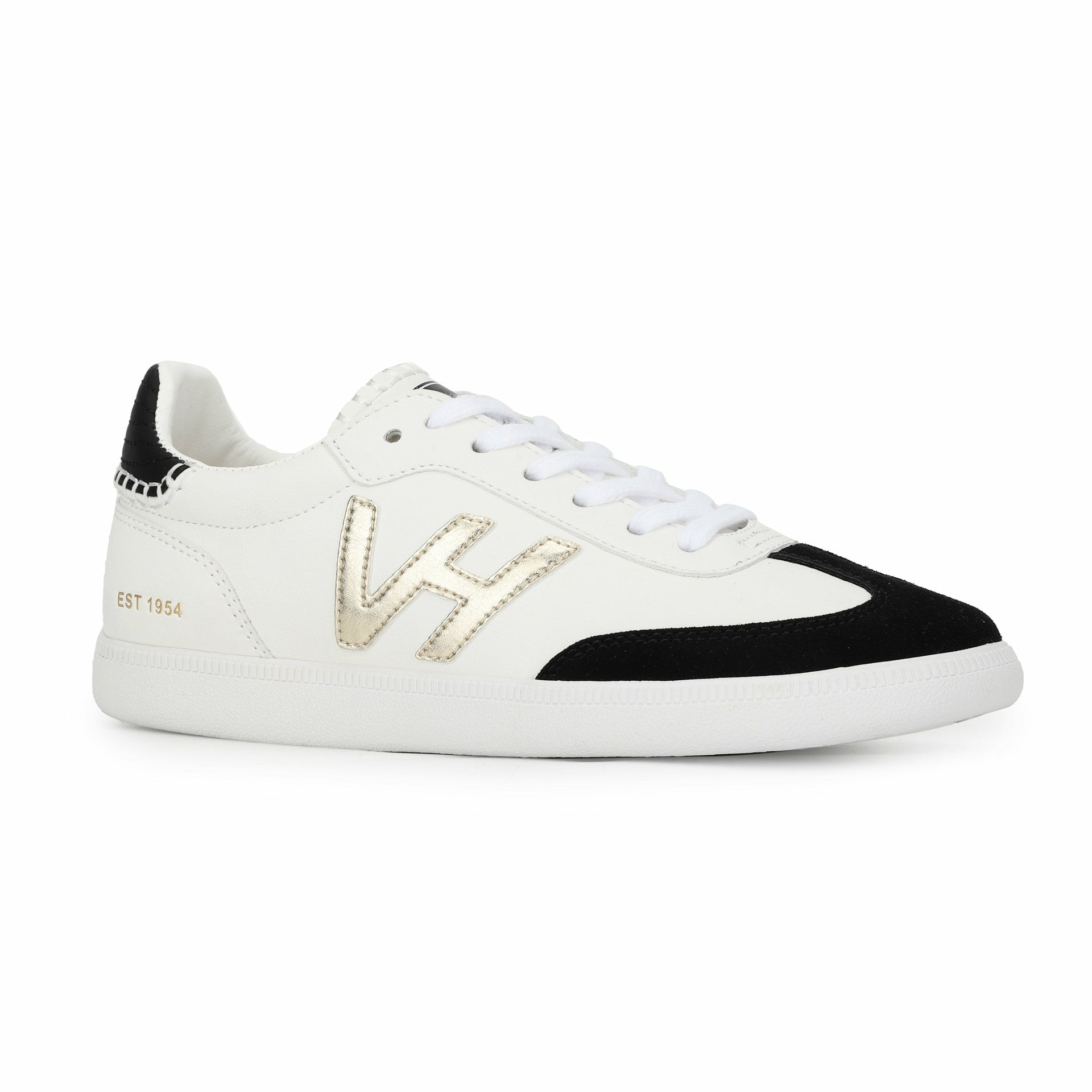 CRISP - WHITE BLACK WASHED GOLD | Vintage Havana Shoes