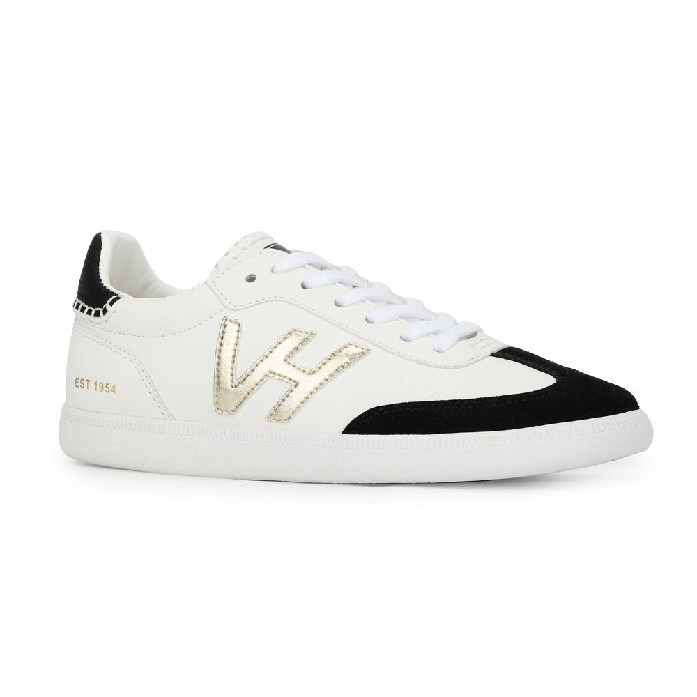 CRISP - WHITE BLACK WASHED GOLD | Vintage Havana Shoes