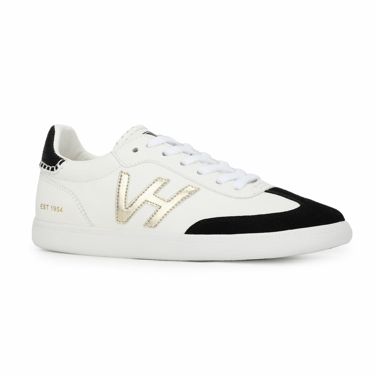 CRISP - WHITE BLACK WASHED GOLD | Vintage Havana Shoes