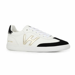 CRISP - WHITE BLACK WASHED GOLD | Vintage Havana Shoes