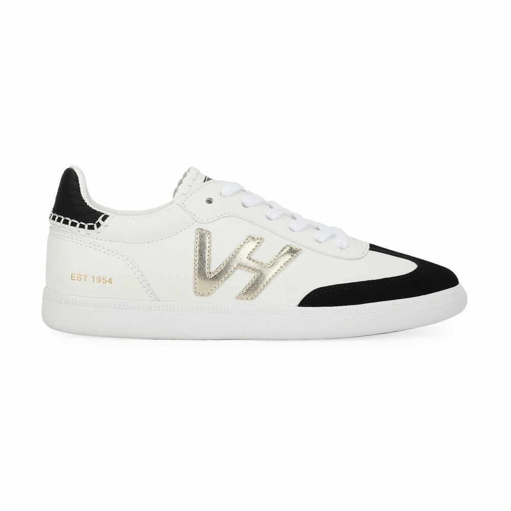 CRISP - WHITE BLACK WASHED GOLD | Vintage Havana Shoes