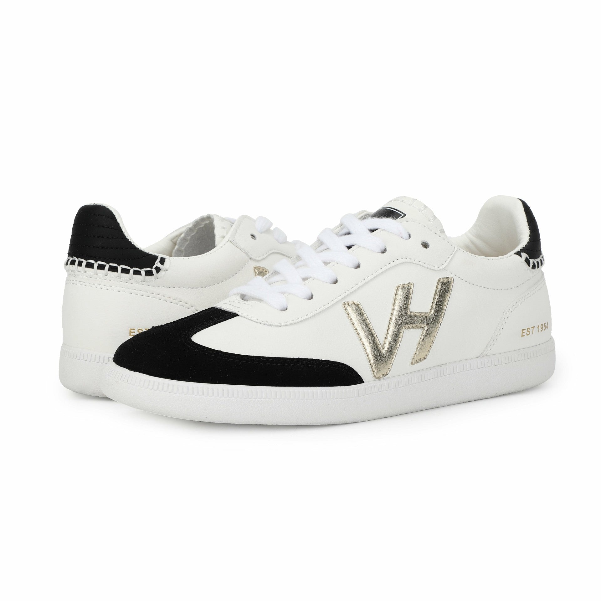 CRISP - WHITE BLACK WASHED GOLD | Vintage Havana Shoes