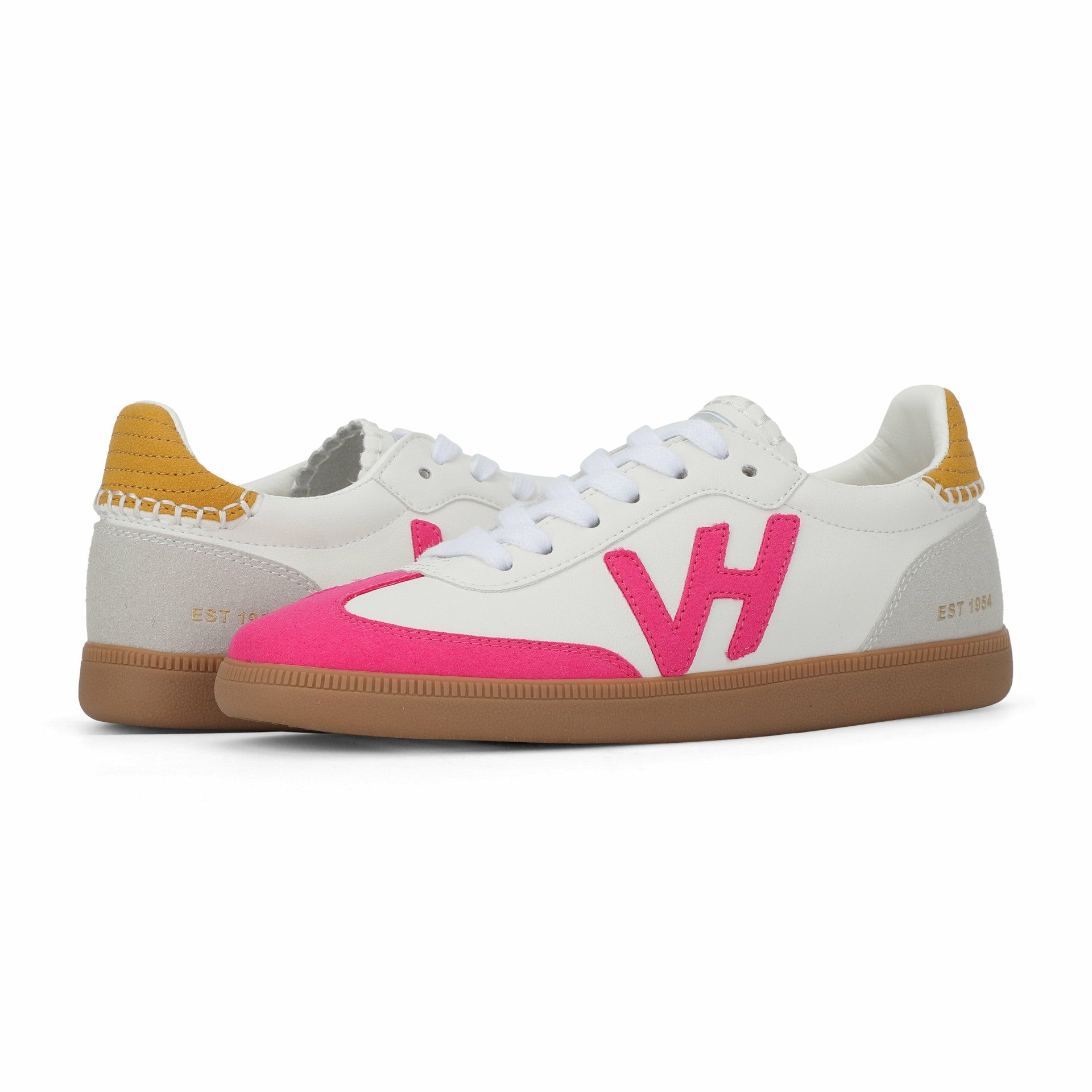 CRISP - WHITE NEON PINK | Vintage Havana Shoes