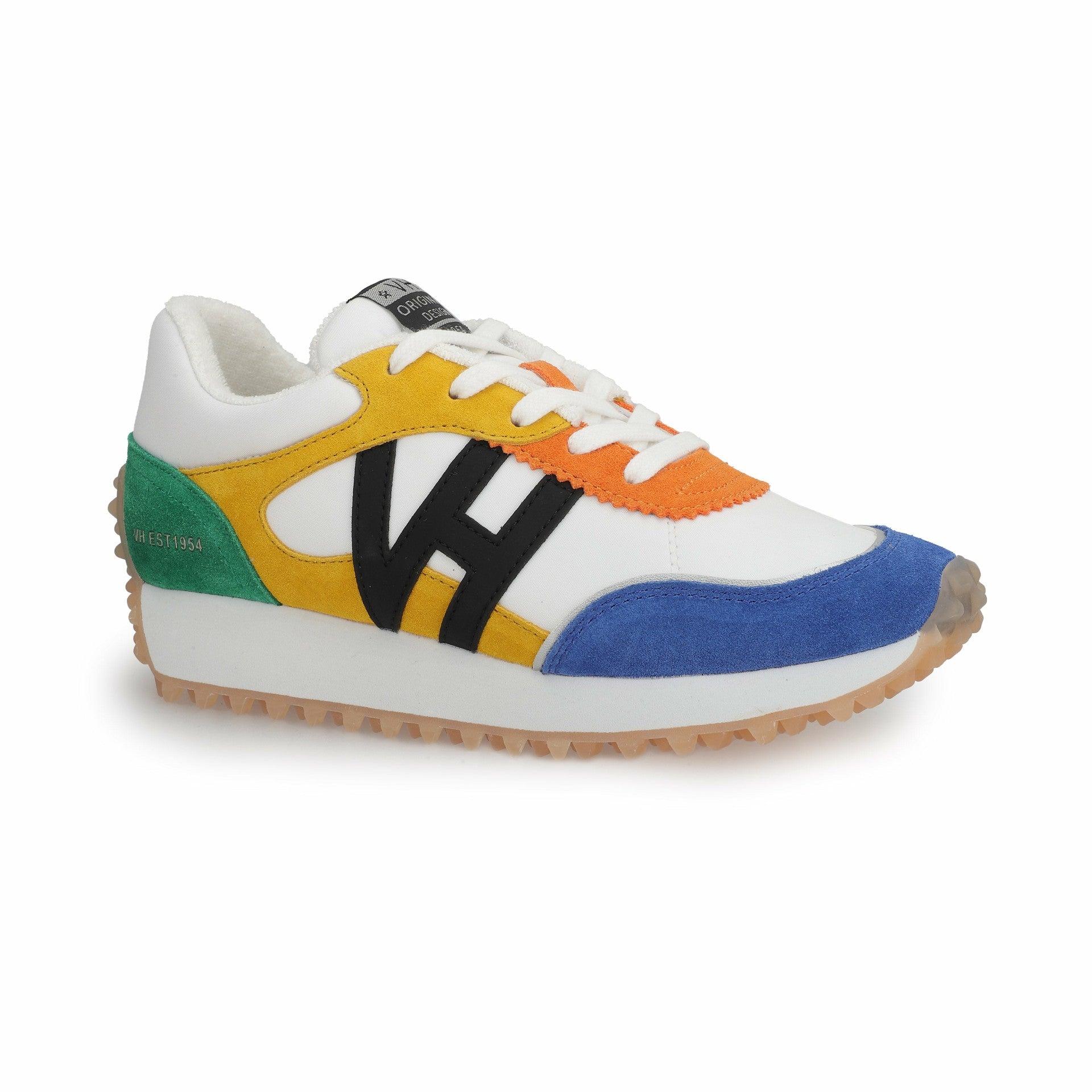 COSMIC - BLUE MUSTARD ORANGE MULTI | Vintage Havana Shoes