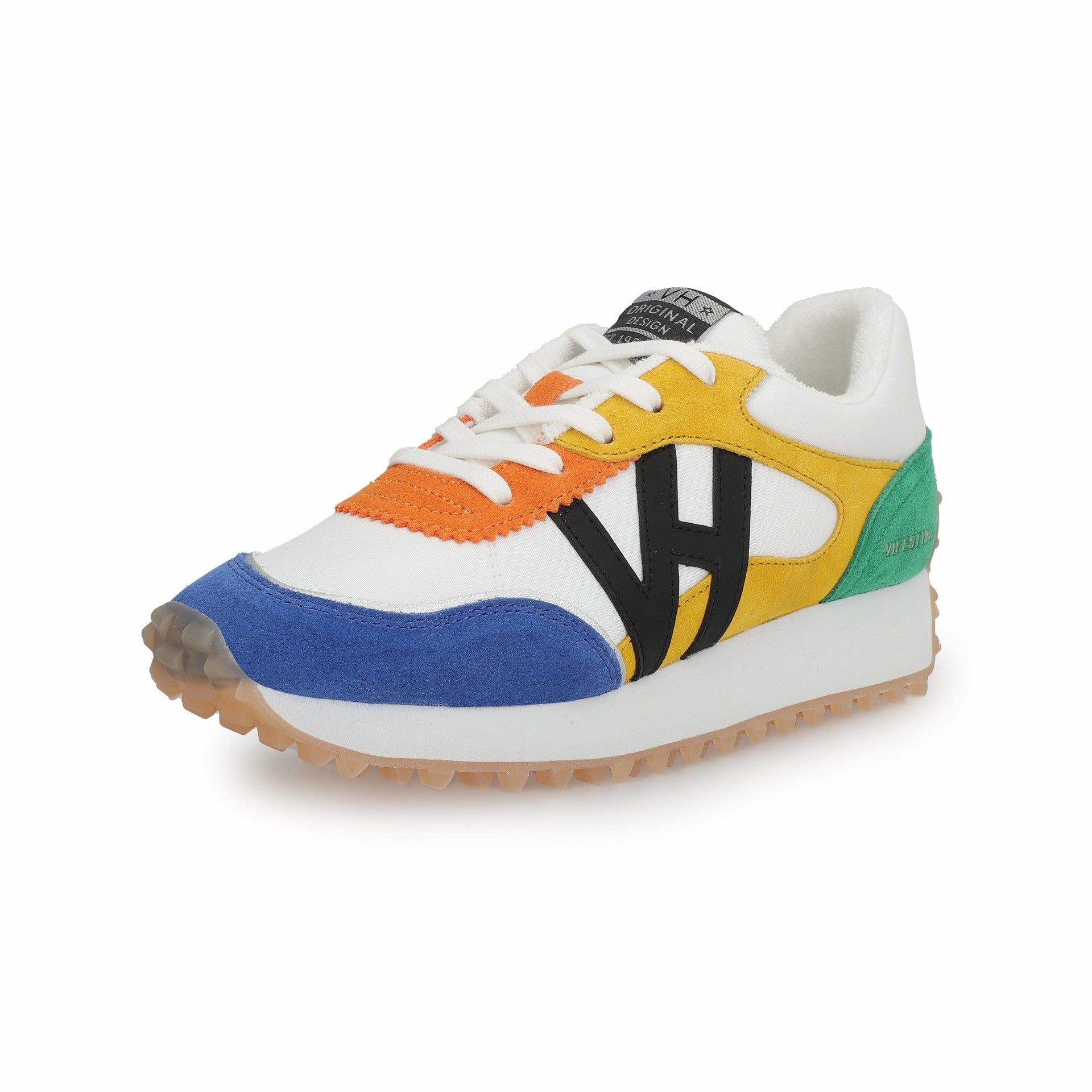 COSMIC - BLUE MUSTARD ORANGE MULTI | Vintage Havana Shoes