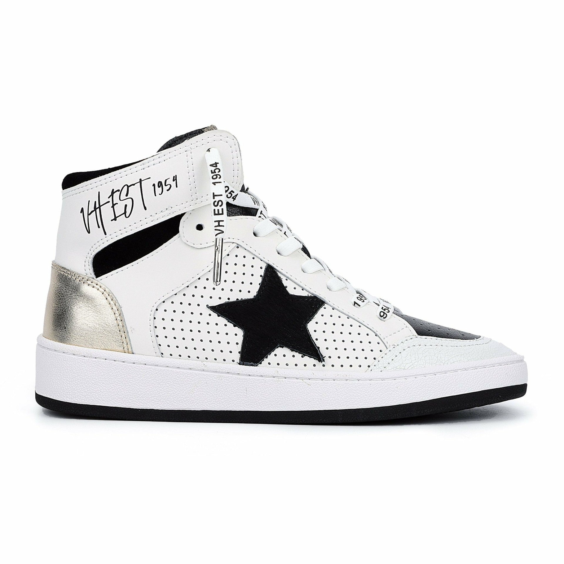 Dream 8- Black White Multi With inside Zipper | Vintage Havana Shoes