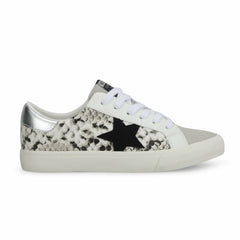GRANDE WHITE BLACK SNAKE GREY POP | Vintage Havana Shoes