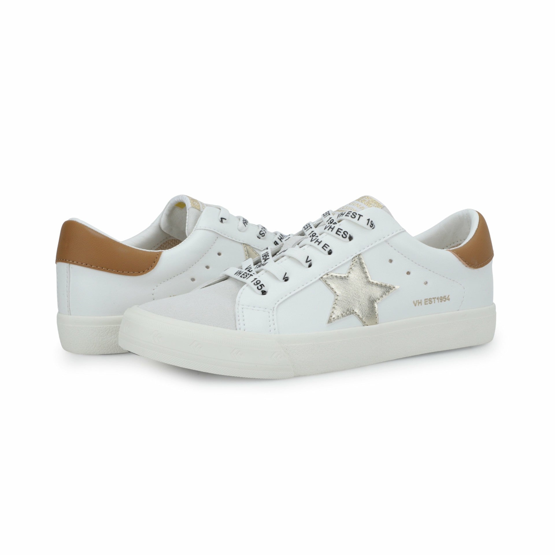 GRANDE WHITE/TAN/GOLD/GREY | Vintage Havana Shoes
