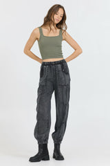 Olive Seamless Tank Top | Vintage Havana Clothing