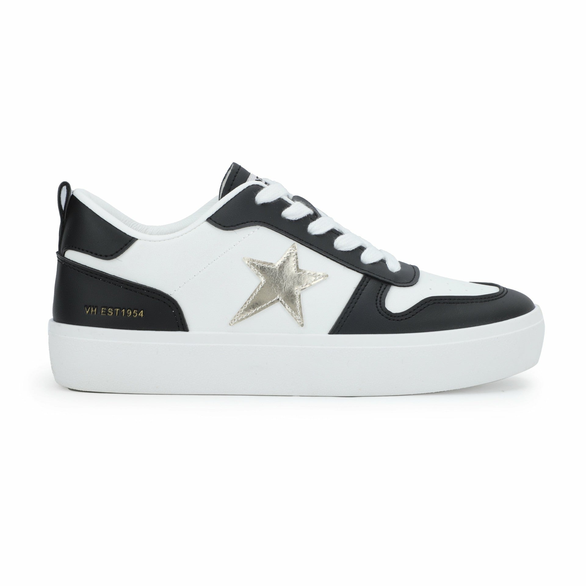 AURA - BLACK WHITE GOLD | Vintage Havana Shoes