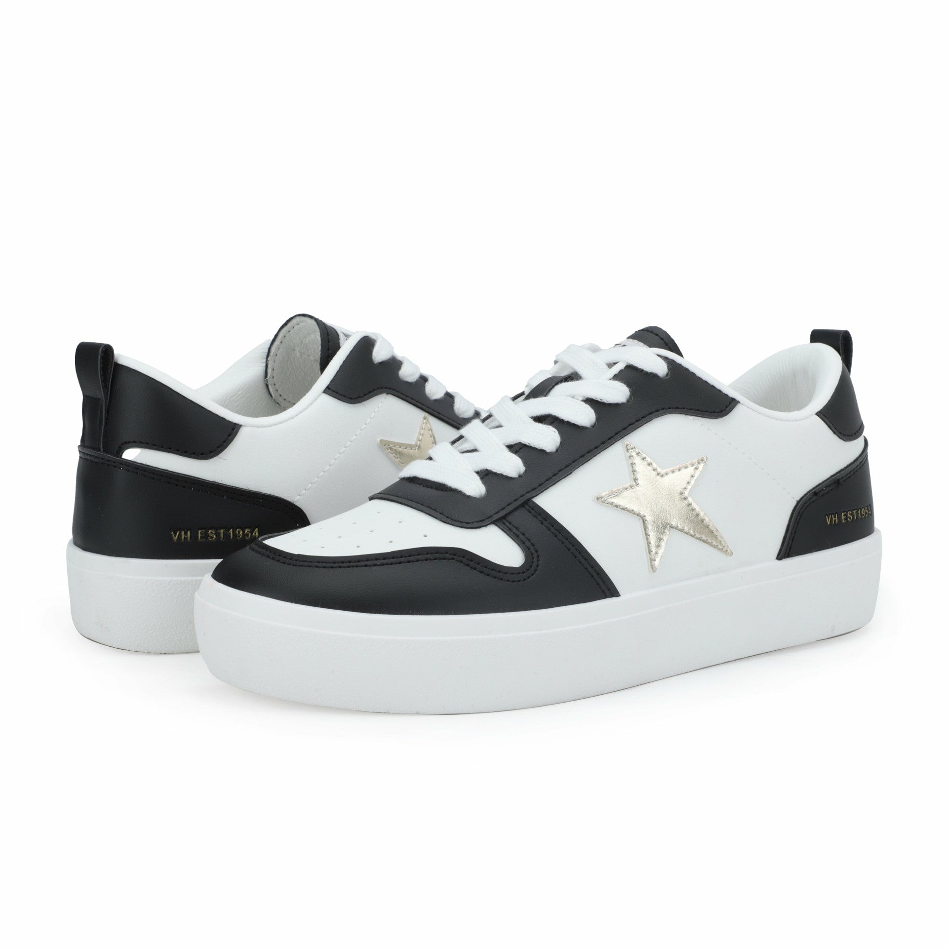 AURA - BLACK WHITE GOLD | Vintage Havana Shoes