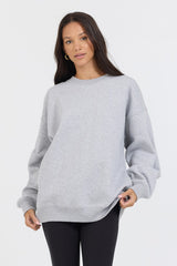 Heather Grey Proweave Crewneck Sweatshirt | Vintage Havana Clothing