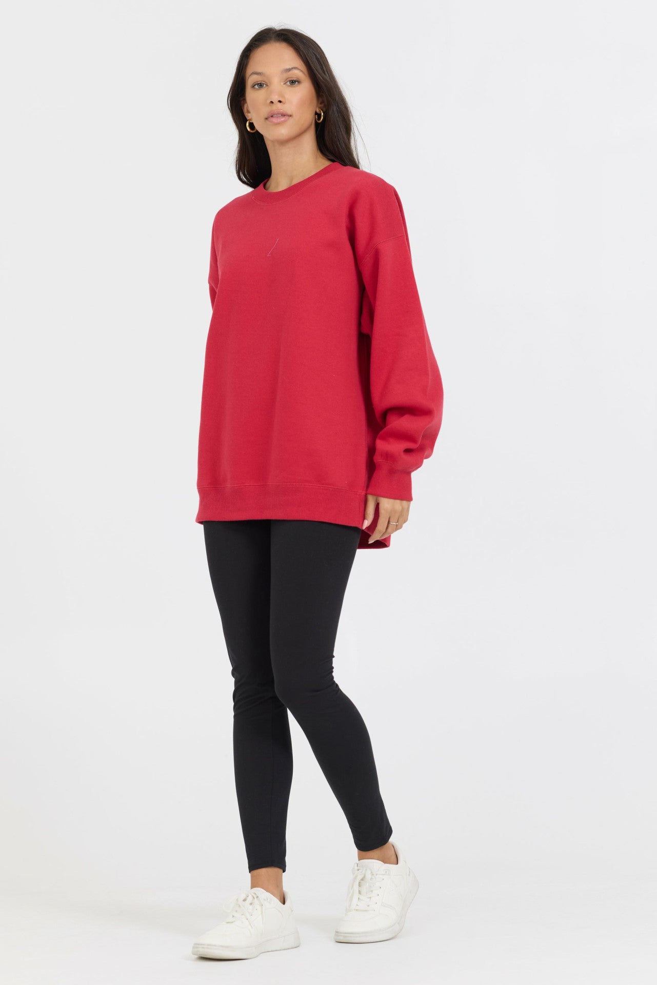 Red Proweave Crewneck | Vintage Havana Clothing
