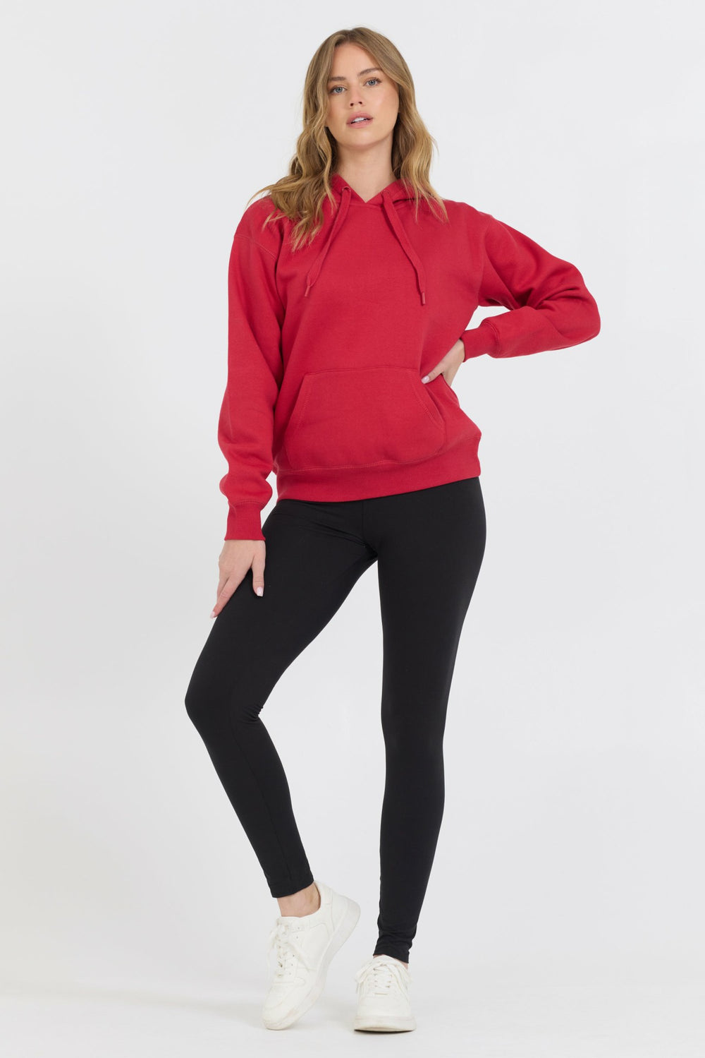 Red Proweave Pullover Hoodie | Vintage Havana Clothing