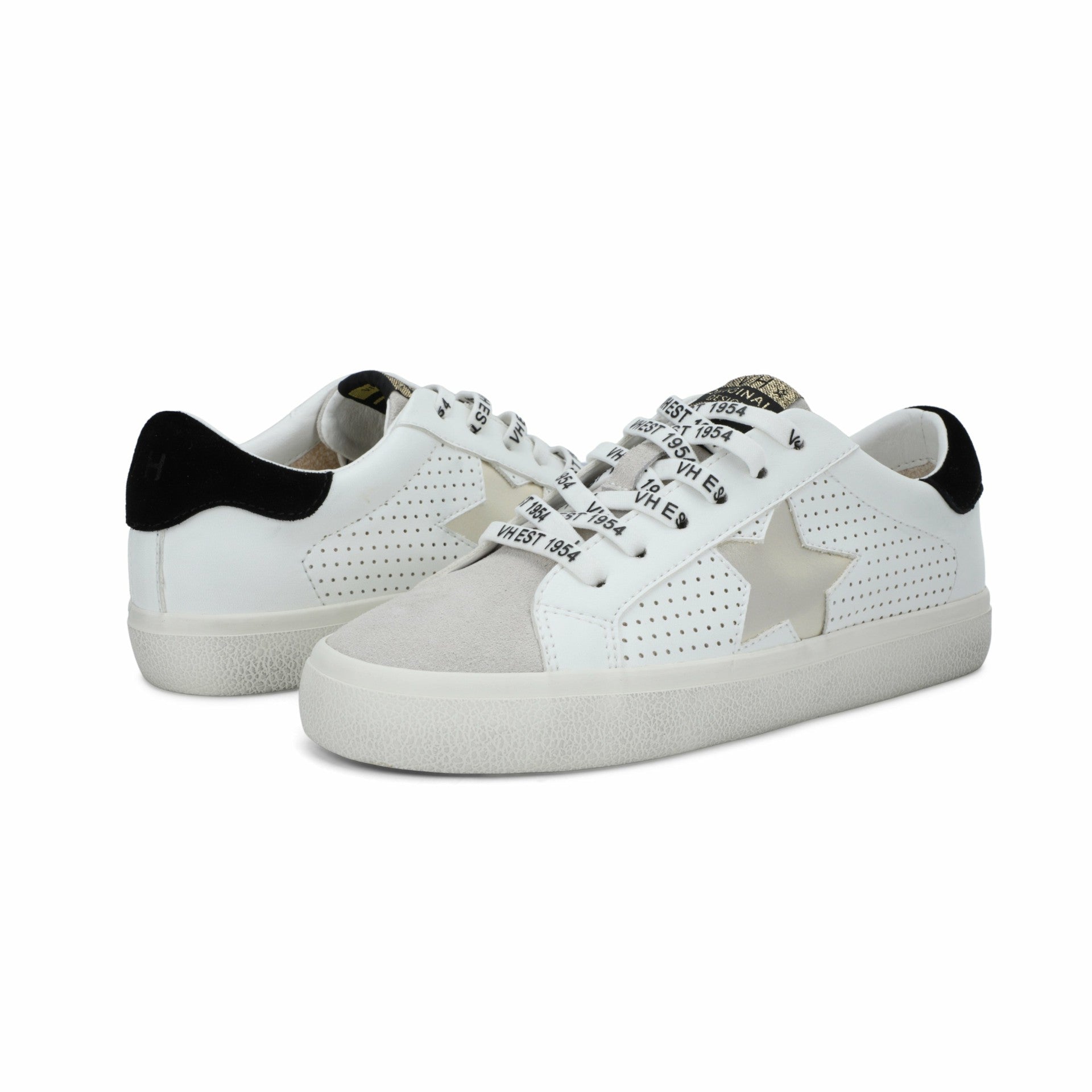 GADOL - WHITE GREY GOLD | Vintage Havana Shoes