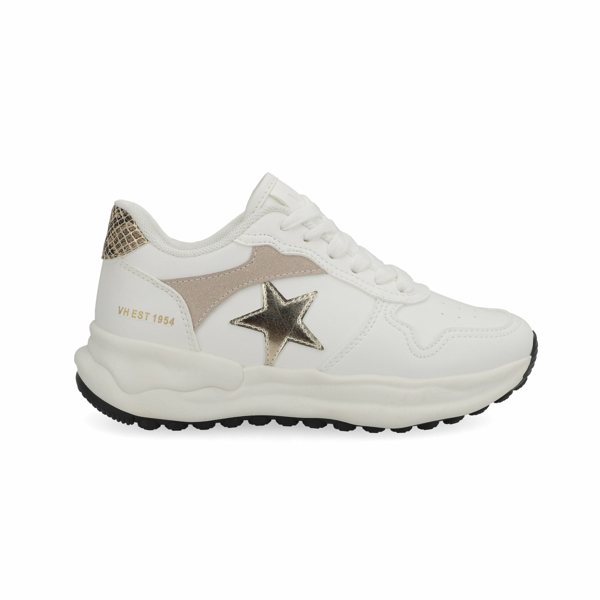 KIDS SWIFT - WHITE TAUPE GOLD | Vintage Havana Shoes