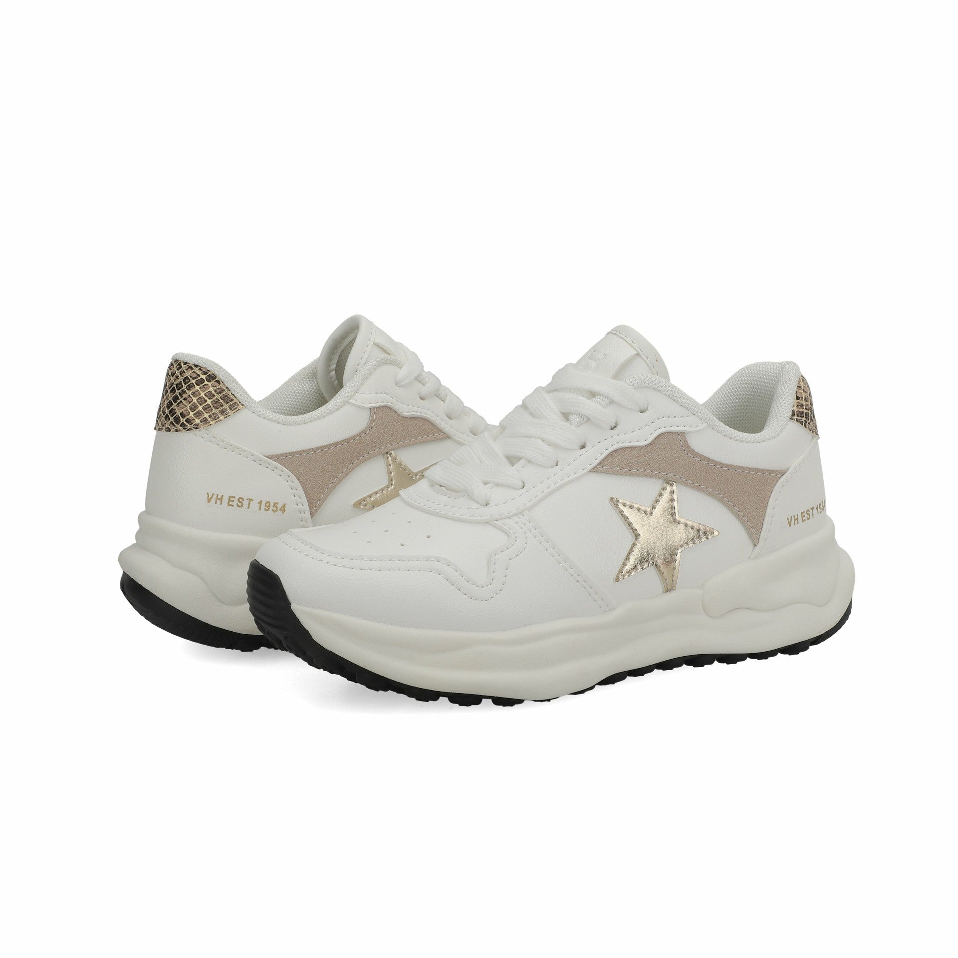 KIDS SWIFT - WHITE TAUPE GOLD | Vintage Havana Shoes