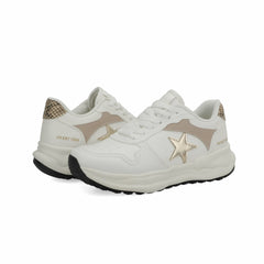KIDS SWIFT - WHITE TAUPE GOLD | Vintage Havana Shoes