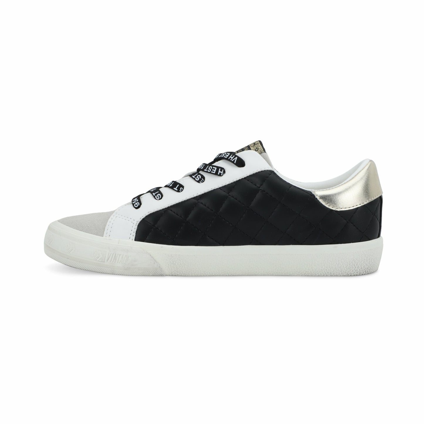 GRANDE - BLACK GREY QUILTED | Vintage Havana Women