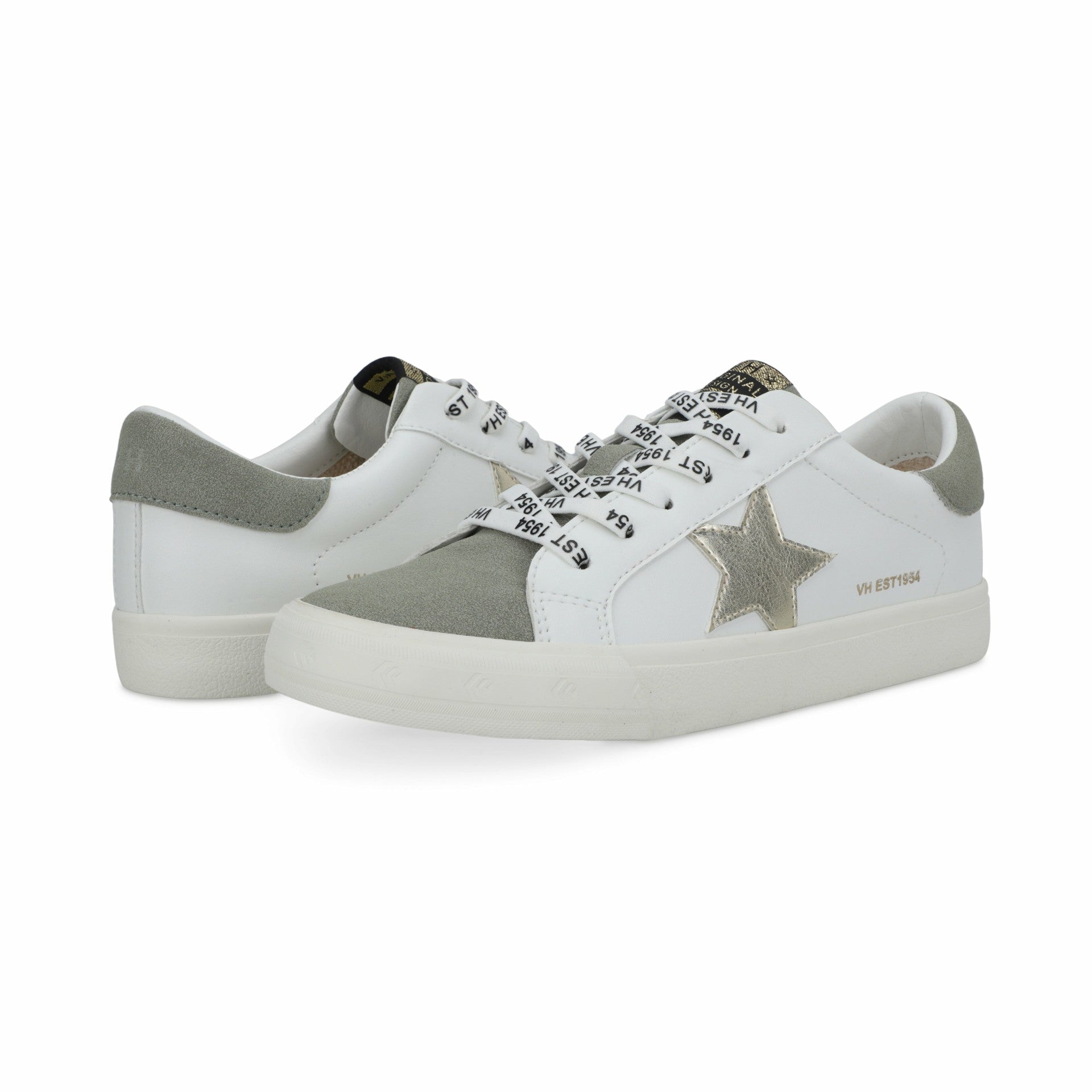 GRANDE - WHITE MINT WASHED GOLD | Vintage Havana Shoes