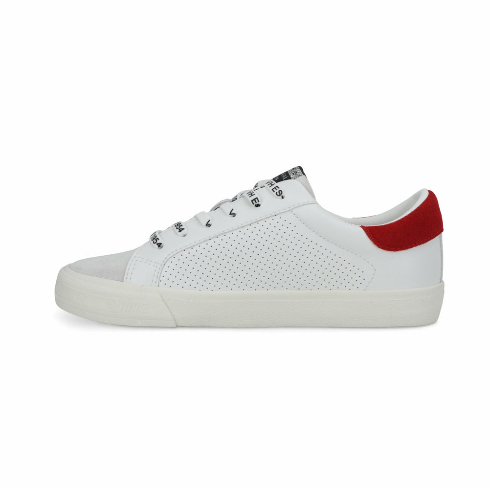 GRANDE - WHITE NAVY RED | Vintage Havana Shoes